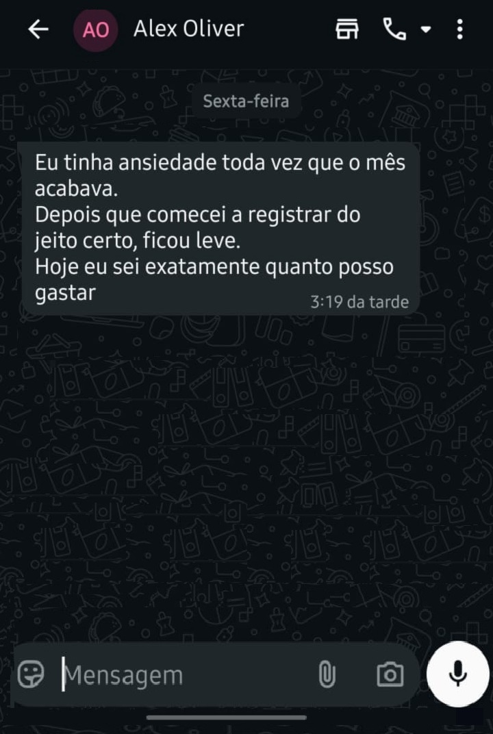 Print do depoimento 3